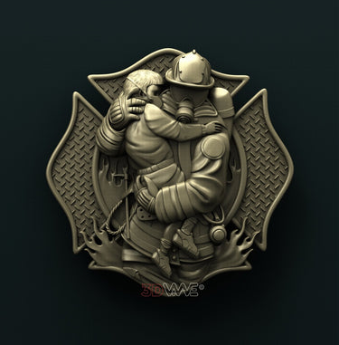 FIREFIGHTER 3D STL 3DWave